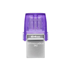 Photo of Kingston DataTraveler USB-A & USB-C 64GB Flash Drive.