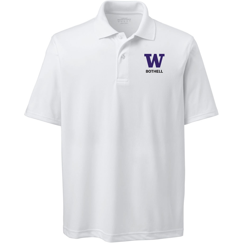 Lands' End Men's UW Bothell Polyester Polo