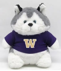 Mascot Factory Chubby Wubby Husky Plush w/ Tee 9.5"