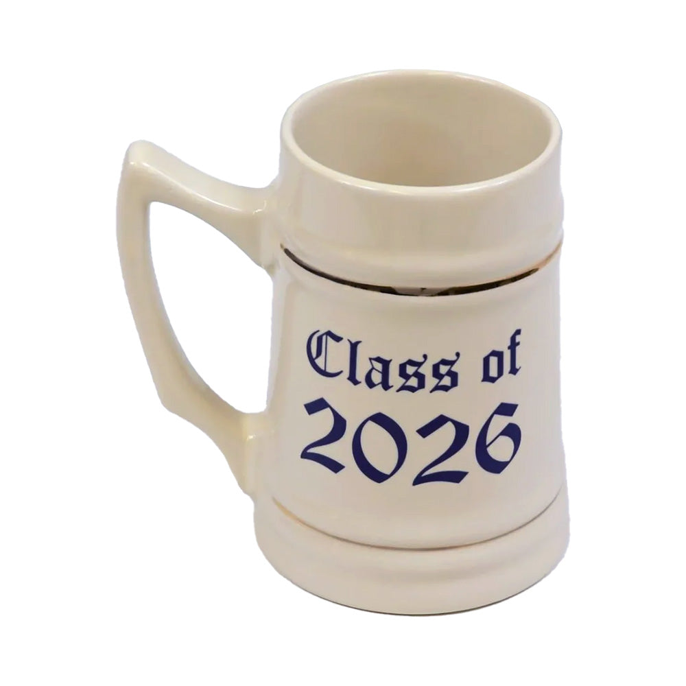 RFSJ White Class of 2026 Seal U of WA Ceramic Stein 24oz