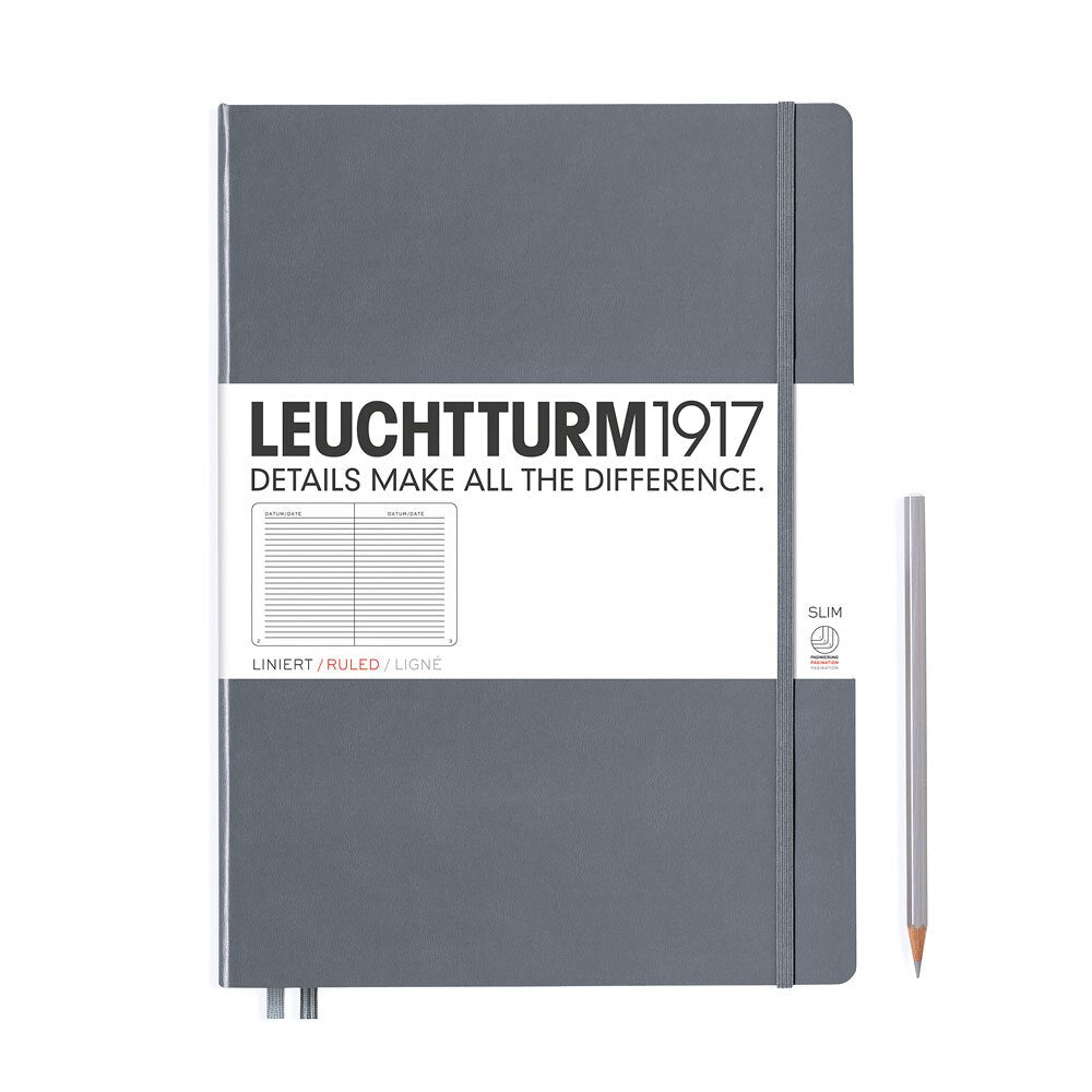 Leuchtturm 1917 Master Slim A4+ Hardcover Notebook 121ct