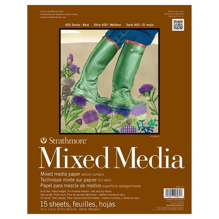 Strathmore 400 Series Mix Media Pad 15 Sheet