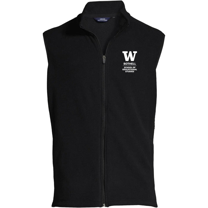 Lands' End Men's UW Bothell School of Educational Studies Thermacheck Fleece Vest