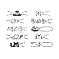 Midori Paintable Revolving Animals Rubber Stamp thumbnail