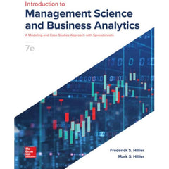 Loose Leaf Introduction to Management Science and Business Analytics (7E 23)