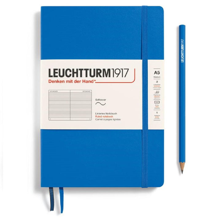 Leuchtturm 1917 A5 Medium Softcover Notebook 123ct