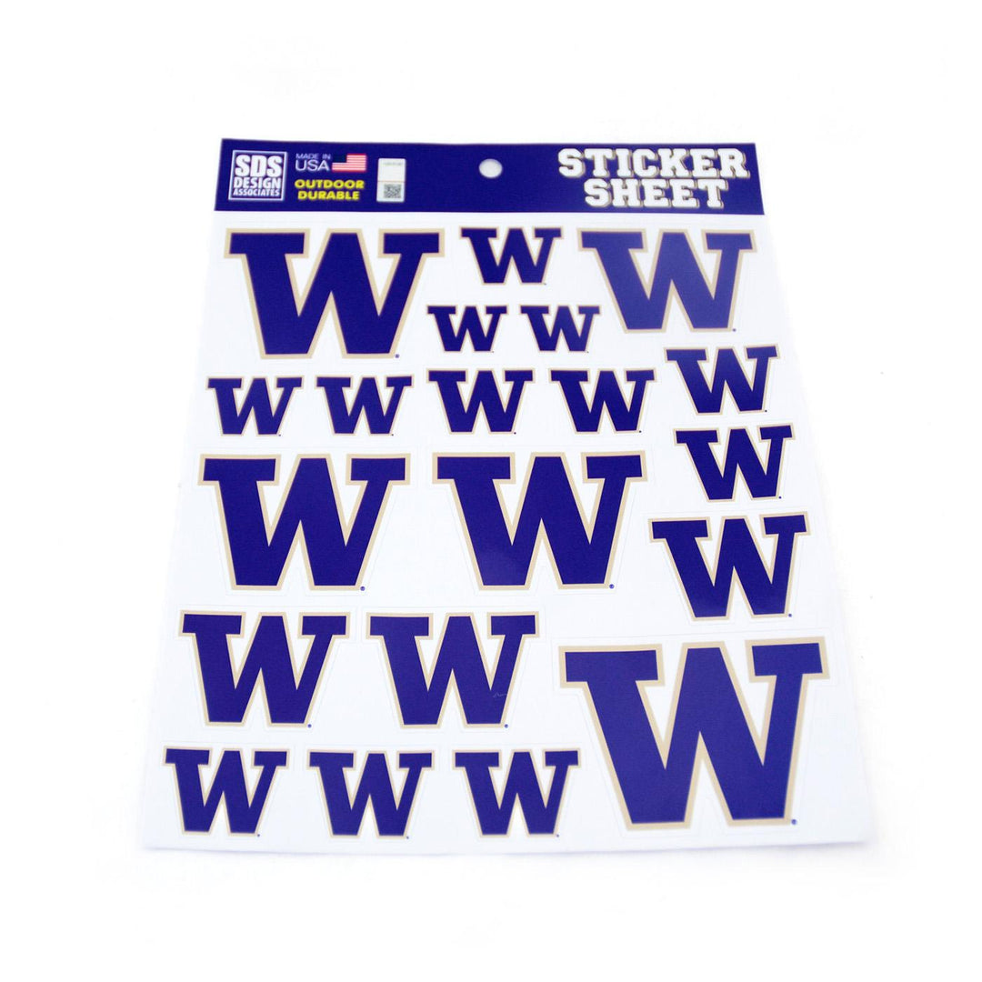 SDS Purple W Sticker Sheet