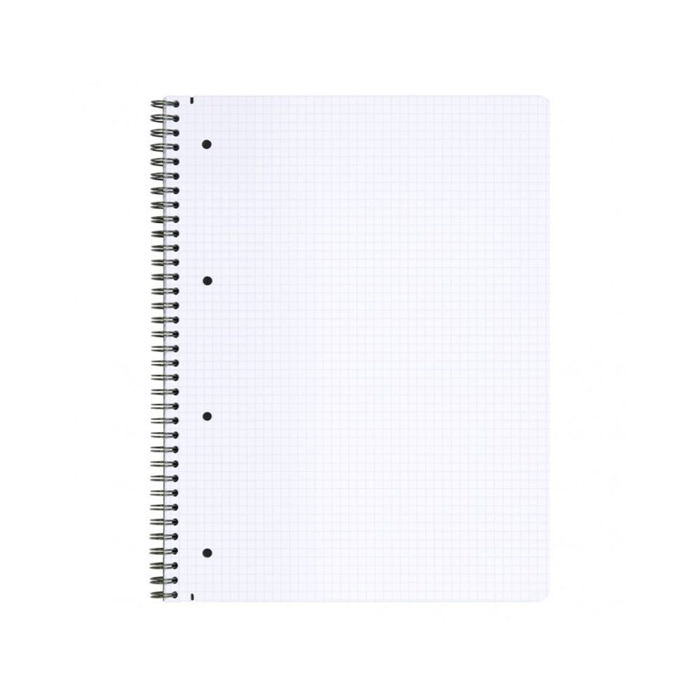 Clairefontaine Black Basics Ruled Spiral Notebook-A4