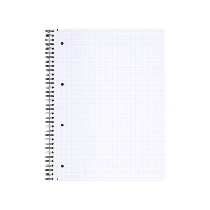 Clairefontaine Black Basics Ruled Spiral Notebook-A4