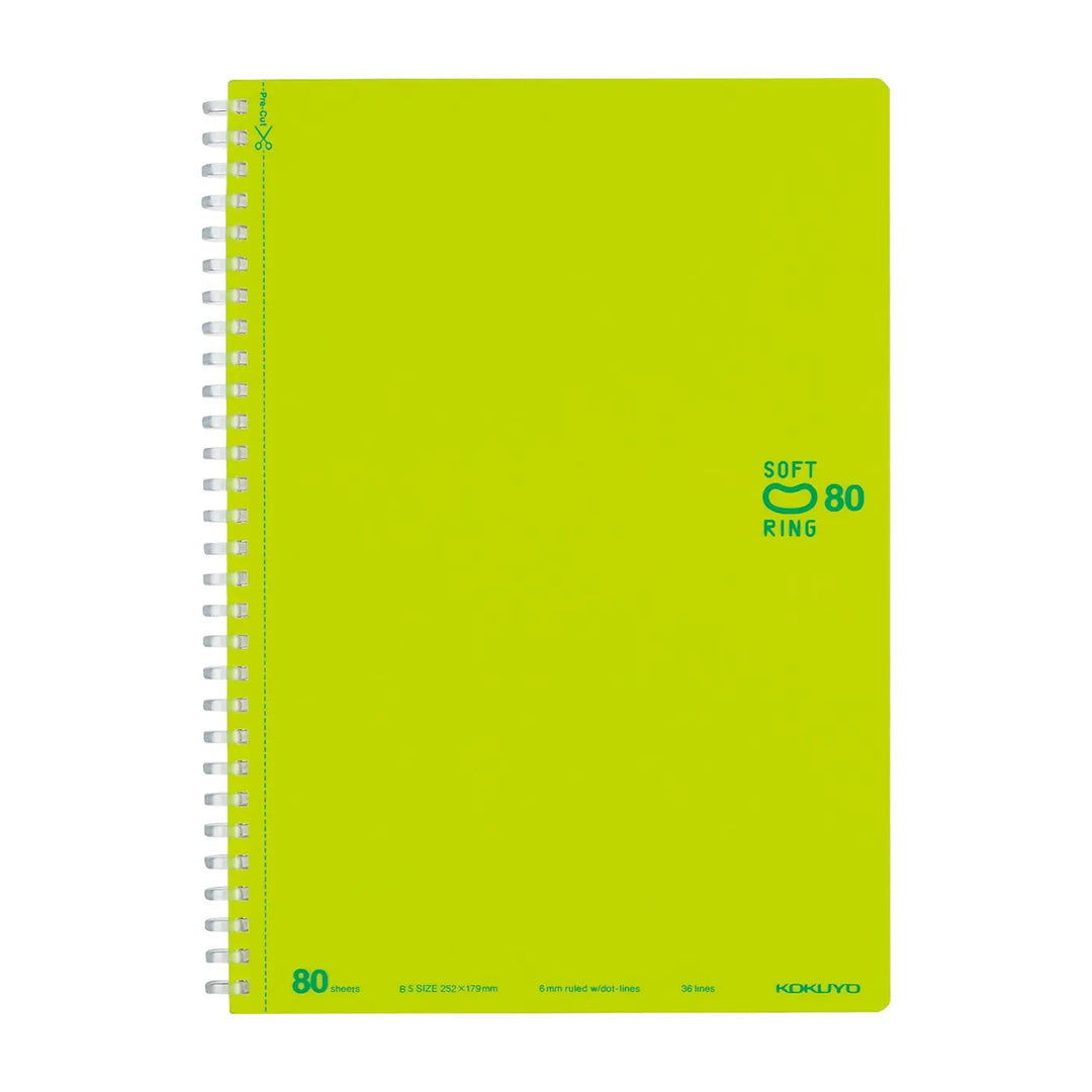 Kokuyo Soft Ring Dotted Line Notebook 80 sheets