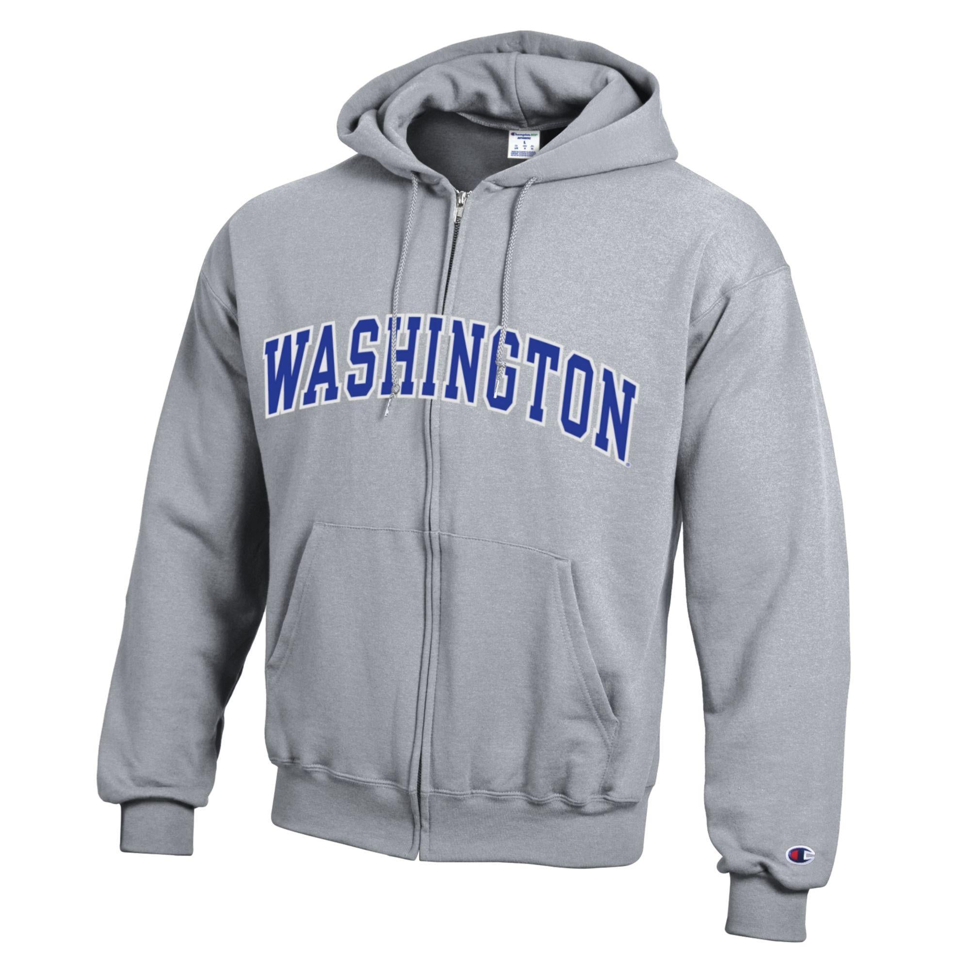 Champion Unisex Arched Washington Twill Full Zip Hoodie