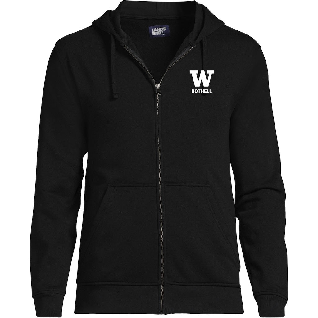 Lands' End Unisex UW Bothell Full Zip Hoodie Sweatshirt