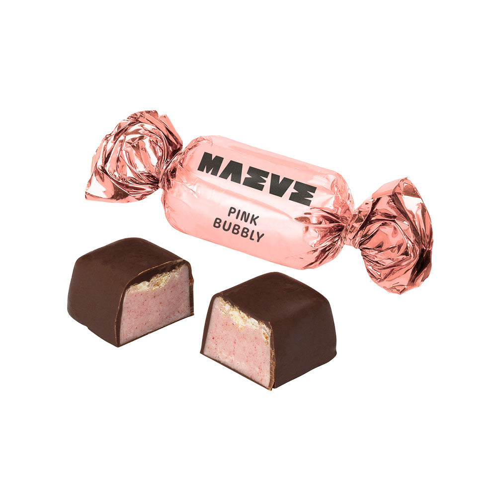Maeve Seattle Chocolate Pink Bubbly Bonbon Box 4oz