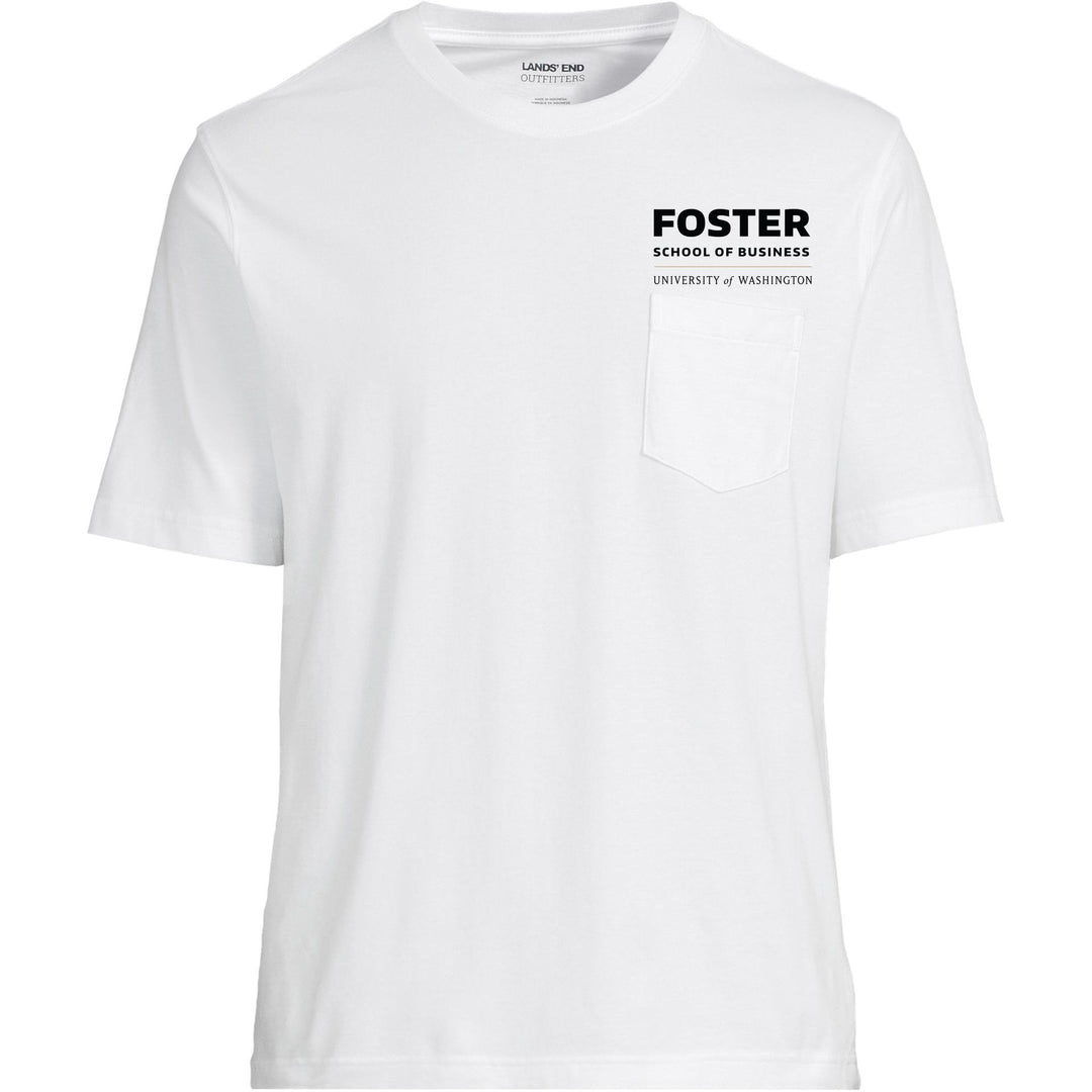 Lands' End Unisex UW Foster School of Business Short Sleeve Pocket T-Shirt