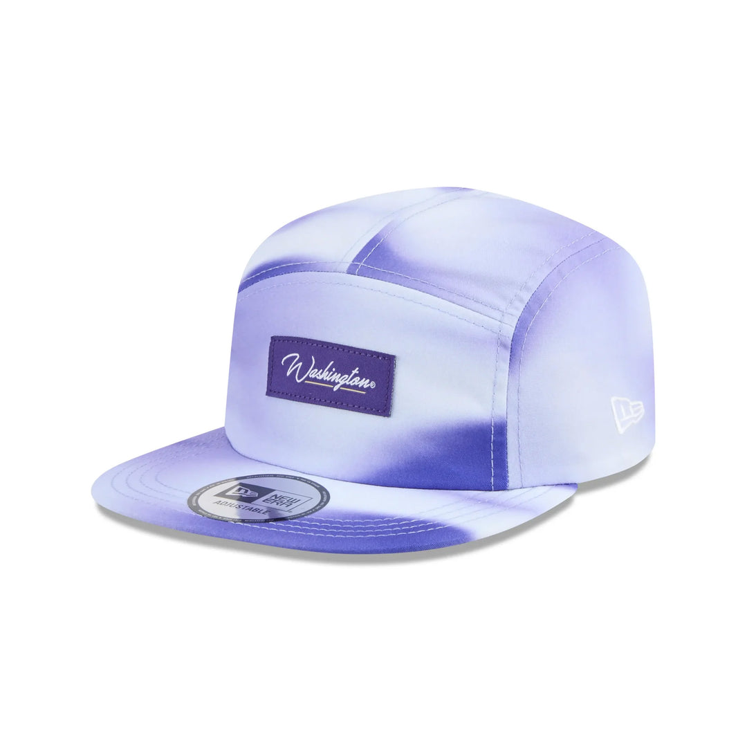 New Era Lavender Script Washington CAMPER Pattern Adjustable Hat