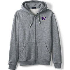 Lands' End Unisex UW Alumni Full Zip Hoodie Sweatshirt
