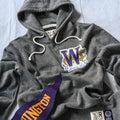 Roots of Fight Unisex Washington Huskies Bruce Lee Campus Legend Triblend Hoodie thumbnail