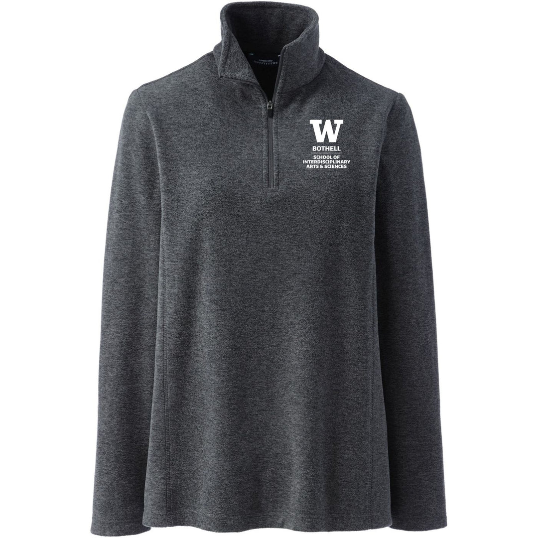 Lands' End Women's UW Bothell Interdisciplinary Arts & Sciences Thermacheck Fleece Quarter Zip