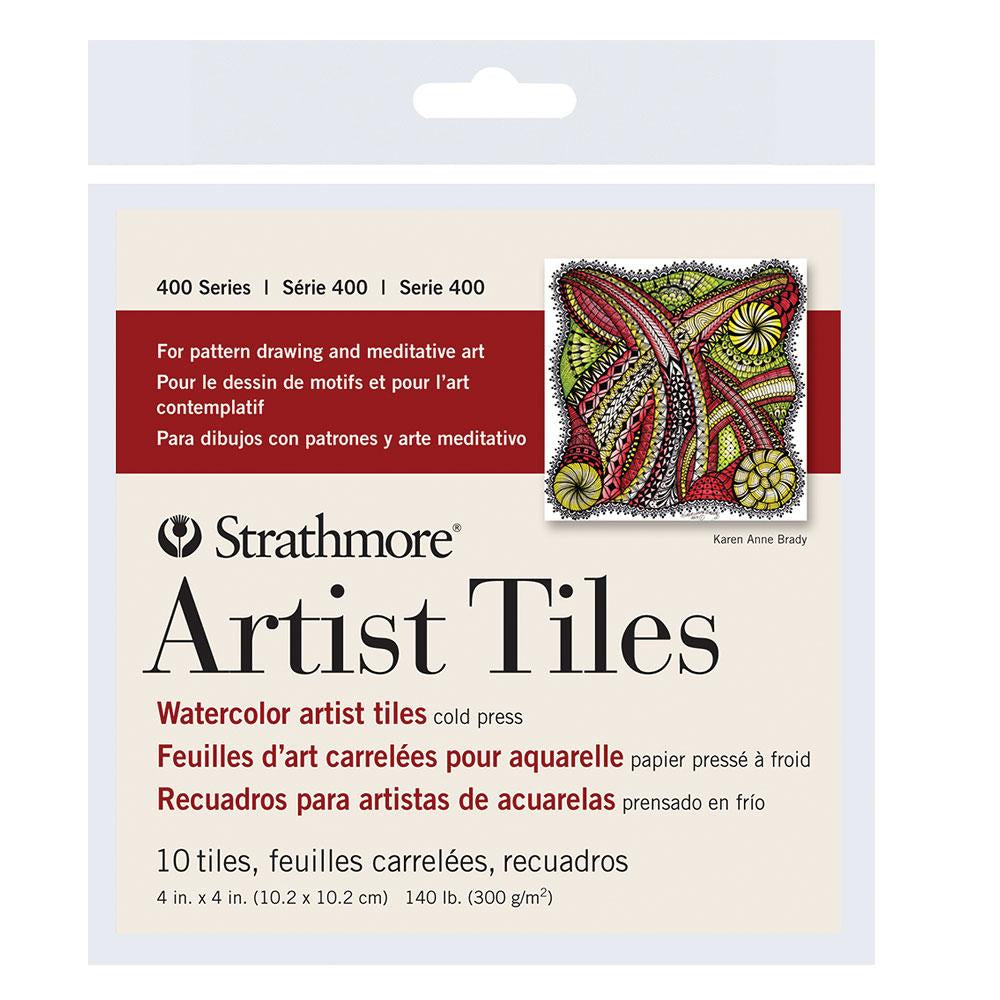 Strathmore Cold Press Watercolor Artist Tiles 10 Packs