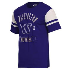Darius Rucker Men's Washington Huskies FW24 Sleeve Stripe Heavy Tee