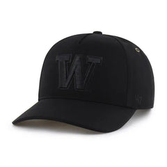 Photo of Carhartt x 47 Brand Black Washington Huskies Hitch Snapback Hat.