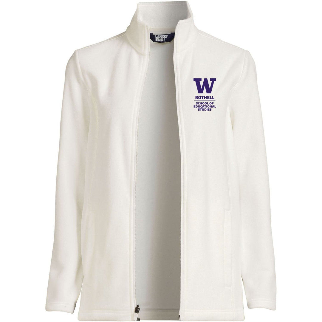 Lands' End Women's UW Bothell School of Educational Studies Thermacheck Fleece Full Zip