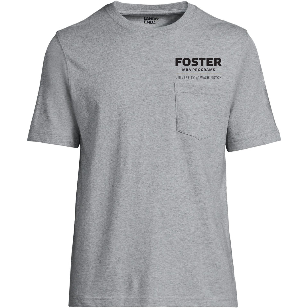 Lands' End Unisex UW Foster MBA Programs Short Sleeve Pocket T-Shirt