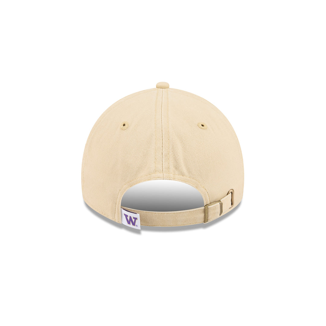 New Era Khaki Washington Huskies W Logo Casual Classic Adjustable Hat