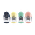 Milan Capsule Silver Pencil Sharpener and Eraser thumbnail