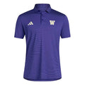 adidas Men's Washington Huskies Ultimate365 Striped Polo thumbnail