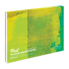 Photo of Fluid 140lb Hot Press Watercolor Block.