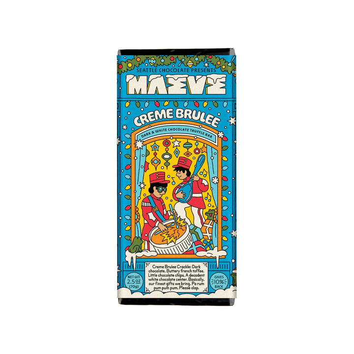 Seattle Chocolate Creme Burlee Crackle Truffle Bar