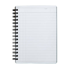 Maruman Black Mnemosyne Daily A6 Lined Spiral Notebook 80ct Hover