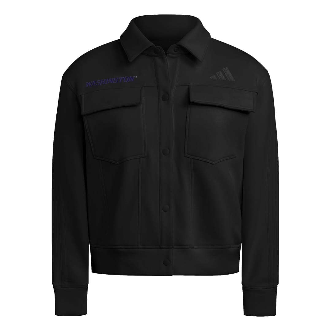 adidas Women's FW25 Washington Wordmark Fleece Shacket