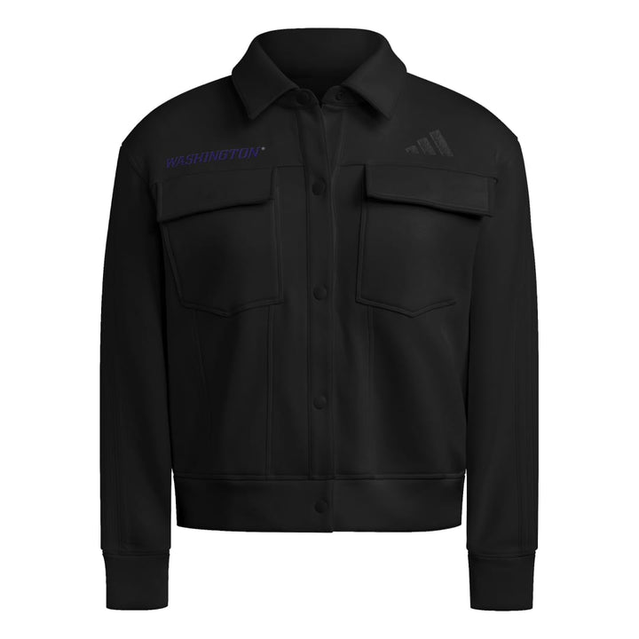 adidas Women's FW25 Washington Wordmark Fleece Shacket