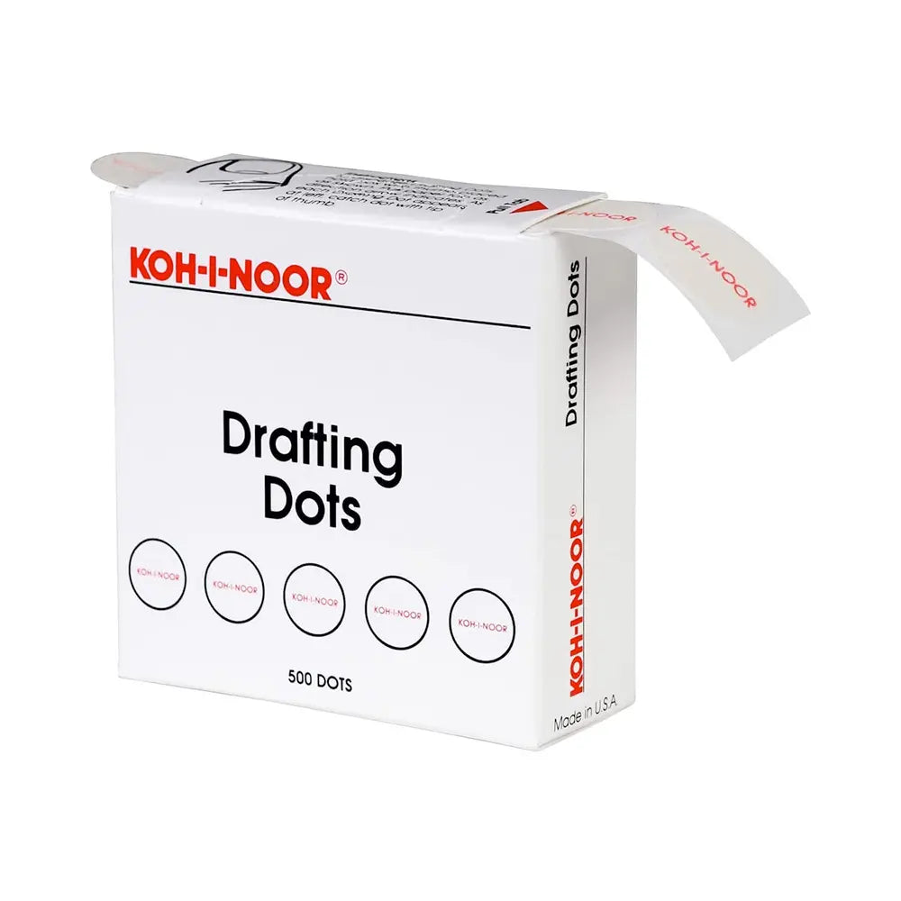 Koh-I-Noor 7/8" Drafting Dots in Pull-Tab Dispenser 500 Pack
