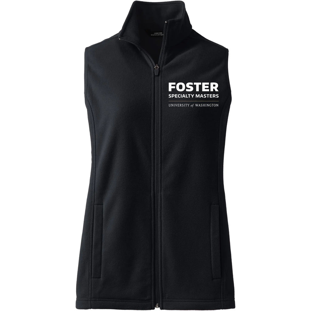Lands' End Women's UW Foster Specialty Masters ThermaCheck Fleece Vest