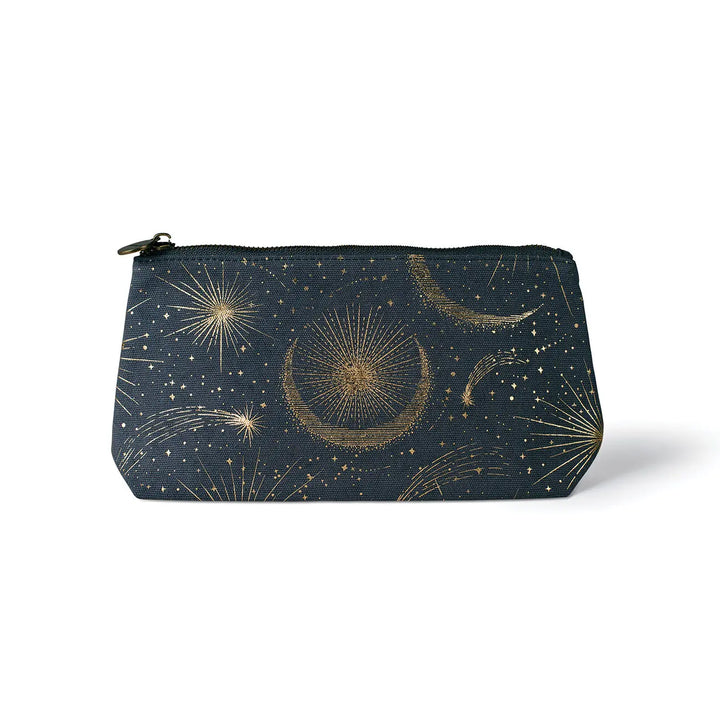 Fringe Shooting Star Flat Bottom Medium Pencil Pouch