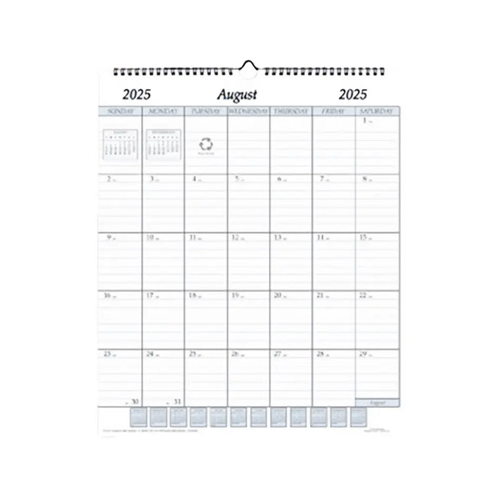 Payne 2025-2026 Academic 14" x 17" 17 Month Wall Calendar