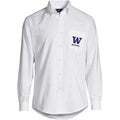 Lands' End Men's UW Bothell Long Sleeve Button Down Oxford Shirt White thumbnail