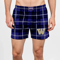 Concepts Men's Washington Huskies FW26 Peak Flannel Boxer Short thumbnail
