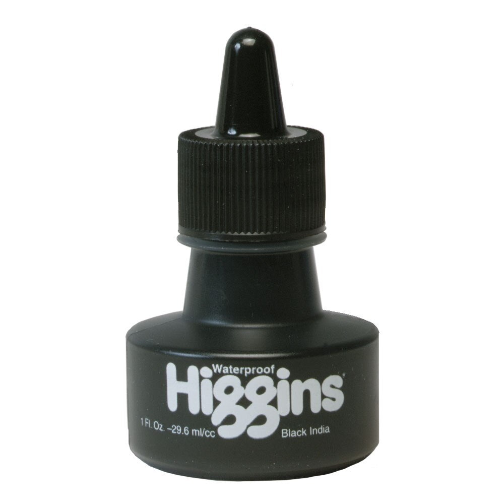 Higgins Black 1oz Waterproof India Ink
