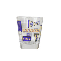 RFSJ Washington Huskies Pennant Shot Glass 1.5oz Hover