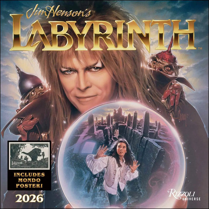 Jim Henson’s Labyrinth 2026 Wall Calendar with Poster