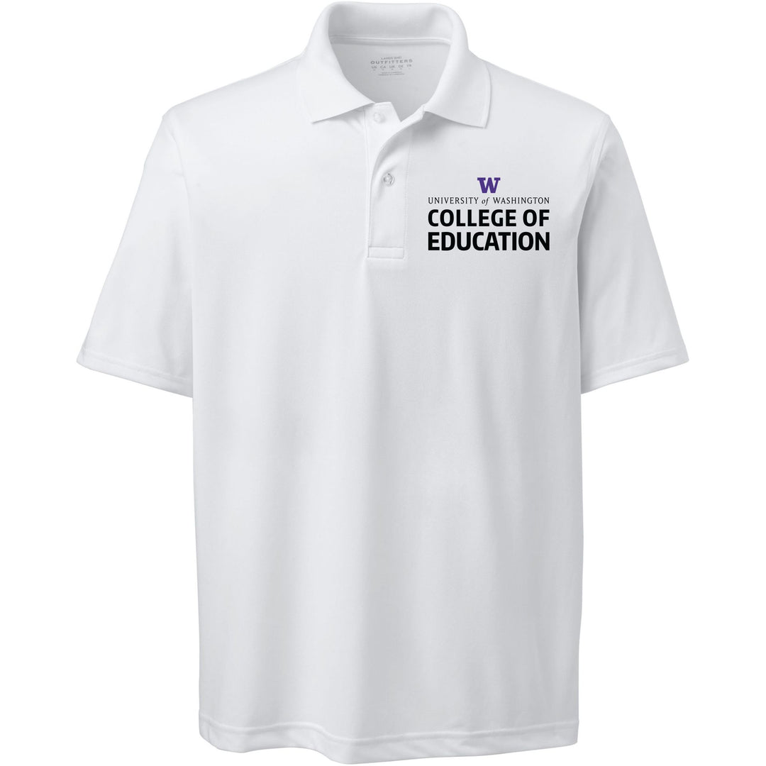 Lands' End Men's UW College of Education Flex Pique Polo