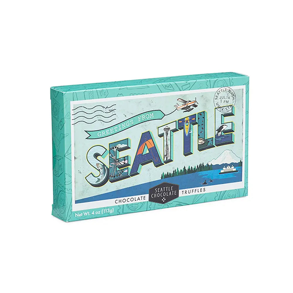 Seattle Chocolate Postcard Bonbon Gift Box