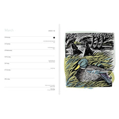 Angela Harding 2027 Desk Diary Planner - Week to View, Illustrated throughout Hover