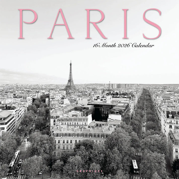Graphique De France 12" x 12" Paris Wall Calendar