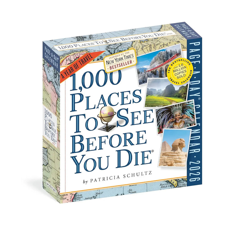 1,000 Places to See Before You Die Page-A-Day Calendar 2026