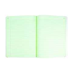 National Brand Blue 7.5"x9.25" Greentint Narrow Hard Sewn Lab Notebook 60ct